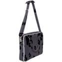 Dog Foodprint Paw Prints Seamless Background And Pattern Cross Body Office Bag View2