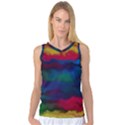 Watercolour Color Background Women s Basketball Tank Top View1