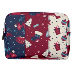 Flat Design Christmas Pattern Collection Art Make Up Pouch (medium) by Ket1n9