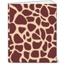 Animal Print Girraf Patterns 8  x 10  Softcover Notebook View1