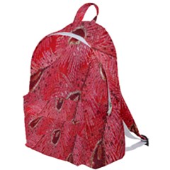 Red Peacock Floral Embroidered Long Qipao Traditional Chinese Cheongsam Mandarin The Plain Backpack by Ket1n9