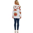 Seamless Background Pattern-with-watermelon Slices Long Sleeve Drawstring Hooded Top View4