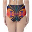 Fresh Watermelon Slices Texture Classic High-Waist Bikini Bottoms View2