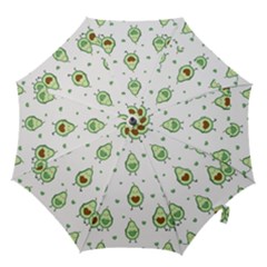 Cute Seamless Pattern With Avocado Lovers Hook Handle Umbrellas (large) by Ket1n9