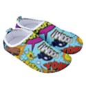 Comic Elements Colorful Seamless Pattern Men s Sock-Style Water Shoes View3