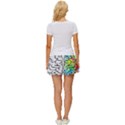 Brain Mind Psychology Idea Drawing Women s Skort View4