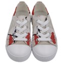 Japanese Nature Spring Garden Kids  Low Top Canvas Sneakers View1