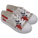 Japanese Nature Spring Garden Kids  Low Top Canvas Sneakers View3