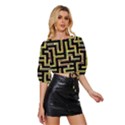 Mindset Stimulus Response Emotion Mid Sleeve Drawstring Hem Top View3