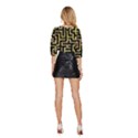 Mindset Stimulus Response Emotion Mid Sleeve Drawstring Hem Top View4