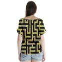Mindset Stimulus Response Emotion V-Neck Flutter Sleeve Top View2