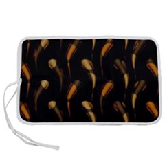 Abstract Art Pattern Warm Colors Pen Storage Case (s) by Ndabl3x