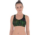 Circuits Circuit Board Green Technology Cross String Back Sports Bra View1