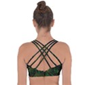 Circuits Circuit Board Green Technology Cross String Back Sports Bra View2