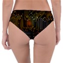 Circuits Circuit Board Orange Technology Reversible Classic Bikini Bottoms View2