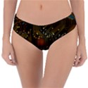 Circuits Circuit Board Orange Technology Reversible Classic Bikini Bottoms View3
