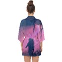 Beeple Astronaut Spacesuit 3d Digital Art Artwork Jungle Half Sleeve Chiffon Kimono View2