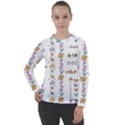 Doodles Border Letter Ornament Women s Long Sleeve Raglan T-Shirt View1