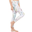 Background Decorative Lightweight Velour Classic Yoga Leggings View4
