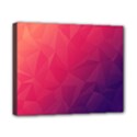 Color Triangle Geometric Textured Canvas 10  x 8  (Stretched) View1