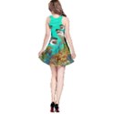 Battle of the Coral Sea Turquoise Pattern Sharks Reversible Sleeveless Dress View2