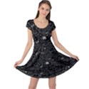 Science School Black Cap Sleeve Dress View1