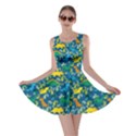 Blue Dinosaur 2 Skater Dress View1