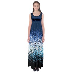 Navy Butterfly Empire Waist Maxi Dress by CoolDesigns