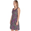 Dark Purple Green 2 Female Egg Male Sperm Fertilization Knee Length Skater Dress With Pockets View2