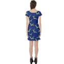 Frizzle Dinosaur Pterosaur Short Sleeve Skater Dress View2