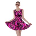 Shine Deep Pink Moon Stars Skater Dress View1