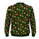 Green Cute Vintage Christmas Deer Mens Sweatshirt View2