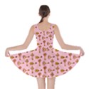Heart Skeleton Keys Pink Vintage Skater Dress View2