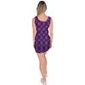 Purple Blue Geometric Pattern Bodycon Dress View4