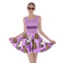 Purple Cats Colorful Space with Cats Saturn and Stars Skater Dress View1