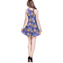 Light Indigo Kitty Cat Animal Pattern Party Sleeveless Dress View2