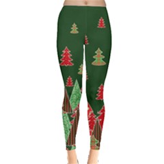 Xmas Trees Green Leggings 