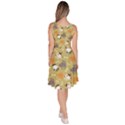 Khaki Cat Fish Knee Length Skater Dress With Pockets View4