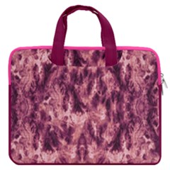 Magenta Tie Dye Double Pocket 16  Laptop Bag by CoolDesigns