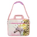 Pink Unicorn & Stars Print 13  Shoulder Laptop Bag  View1