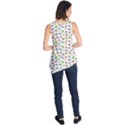 Colorful Christmas Pattern Sleeveless Tunic Top View2