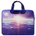 Galaxy Sunrise Light Purple Carrying Handbag Laptop 16  Double Pocket Laptop Bag  View1