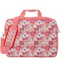 Pink Flower Floral Art 13  Shoulder Laptop Bag  View3