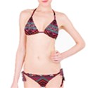 Pink Tribal Athletic Bikini Set View1