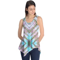 Aqua & Brown Tie Dye Tunic Top by CoolDesigns
