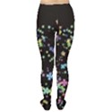 Colorful Clover Shamrock Handraw Tights View2