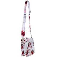 Ladybugs Pattern Texture Watercolor Shoulder Strap Belt Bag