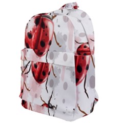 Ladybugs Pattern Texture Watercolor Classic Backpack
