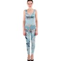 Crane Pattern Bird Animal Nature One Piece Catsuit View1