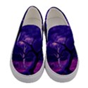 Forest Night Sky Clouds Mystical Women s Canvas Slip Ons View1